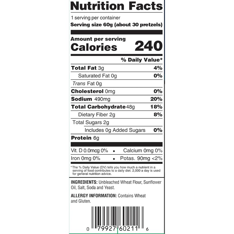 Unique Snacks Original Pretzel Shells, Delicious Homestyle Baked Snack Bag,