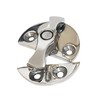 HAIWEN Stainless Steel 316 Boat Door Cabinet Hatch,45mm/1.77”Round Turn Button