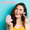 Qianyu 2 Pcs Small Compact Mirror Round Hand Held Cosmetic