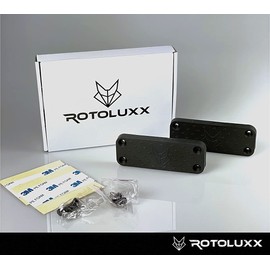 ROTOLUXX Magnetic Quickdraw Gun Pistol Mount Holder Pair - for Car & Home - 35LBS Holding Strength - Concealed Carry