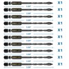 10 Pcs 3/16" Masonry Concrete Drill Bit Set for Tile