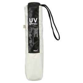 Wpc. 801-18912-102 Parasol Folding Umbrella, Light Shielding Minimum, Basic Parasol, Off <100% Light Blocking, 100% UV Protection, UPF50+, Rain or Shine, 21.7 inches (55 cm), Women's, Men's, Simple,