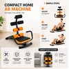 Adjustable Ab Workout Machine for Home Gym – 3-Position Backrest