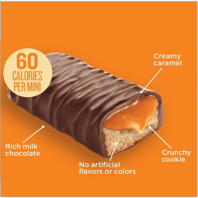 Little Secrets Milk Chocolate Caramel Cookie Bars | 8 Minis