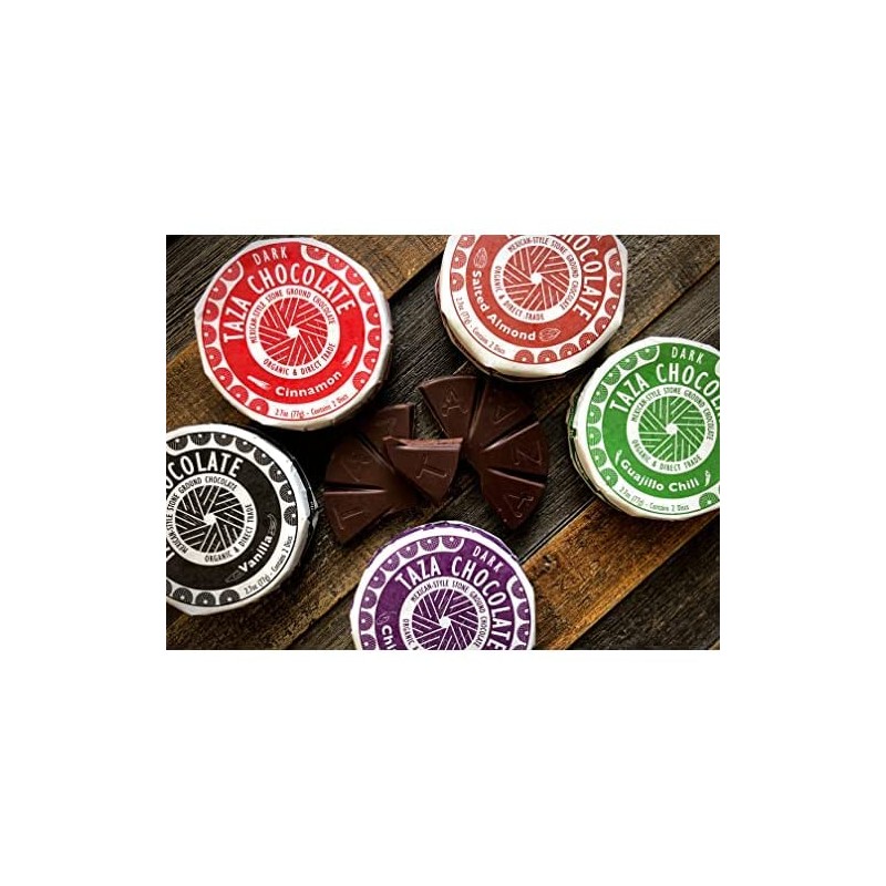Taza Chocolate Organic Mexicano Disc 55% Dark Chocolate, Coffee, 2.7