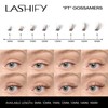 Lashify Plushy Tame 12mm Gossamer Lashes in Truffle Color, Easy