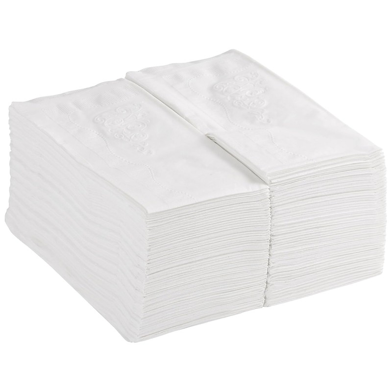 Dixie Dinner Napkin, 2-ply, White, 3024 Napkins/Pack (34440CT)