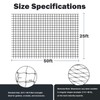 Jollybower Bird Netting 25'x50' Heavy Duty Nylon, 3/4" Square Mesh