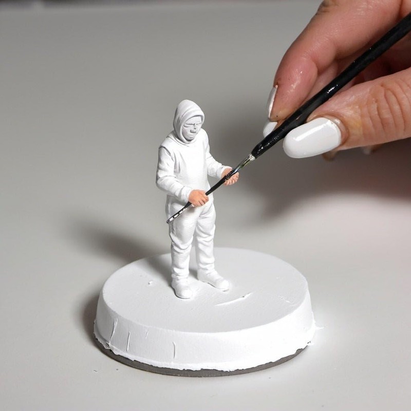 Micro-Mark White Acrylic Primer, 8oz - Made in USA Acrylic