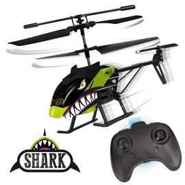 Xtrem Raiders - Shark Helicopter: Remote Control Helicopter For Children, Rc Helicopters For Adults, Helicopter Toy Remote, Flying Helicopter For Kids +8