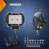 Nilight 2PCS 4 Inch 18W Flood LED Light Bars Off-Road