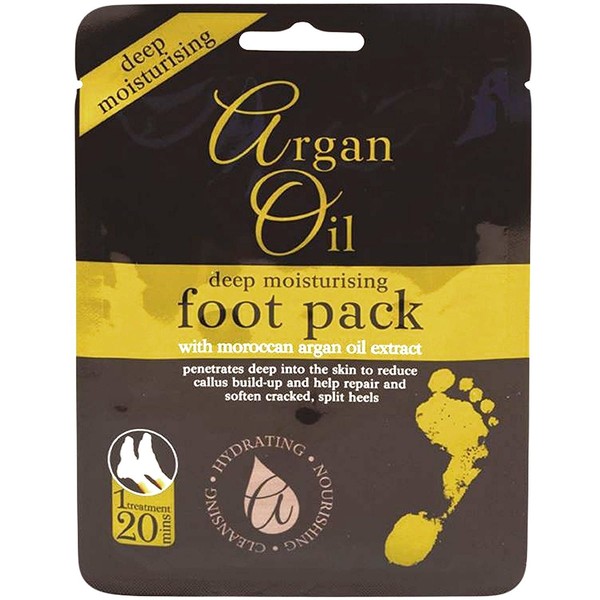 Multi Pack Deep Moisturising Foot Pack with Morrocan Argan Oil Extract - 6 Packs