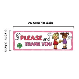 Zwttey 16Pcs Classroom Rules Bulletin Board Set, 3.46x10.5 inch Big Cards, Classroom Decoration, Teacher Teaching Aids