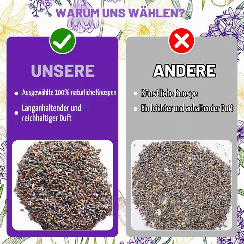 Scented Bags for Wardrobe, 20 x Lavender Bags, 100% Natural