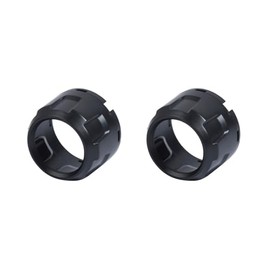 Climate Knobs for Tundra Dual Zone (2014-2021) - 2 Pack - Black