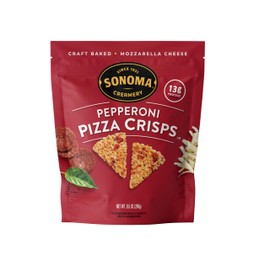 Sonoma Creamery - Pizza Crisps, Pepperoni, 9.5 Oz (1 Count) | Savory Snack Cracker | High Protein | Low Carb | Gluten Free | Wheat Free |Keto Friendly