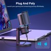 CMOCIIY USB Condenser Gaming Microphone, PC Microphone for Streaming, Podcasts,