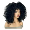 Peluca Afro Rizada Esponjosa, Larga, Fiesta Diaria / *qw