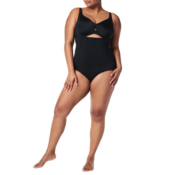Spanx Womens Oncore Open-Bust Bodysuit size Large in Nude