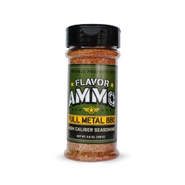 Flavor Ammo – Full Metal BBQ | Battle-Grade Rub | Hardcore BBQ Seasoning for Ribs, Brisket, Chicken & More | Locak, Load & Grill