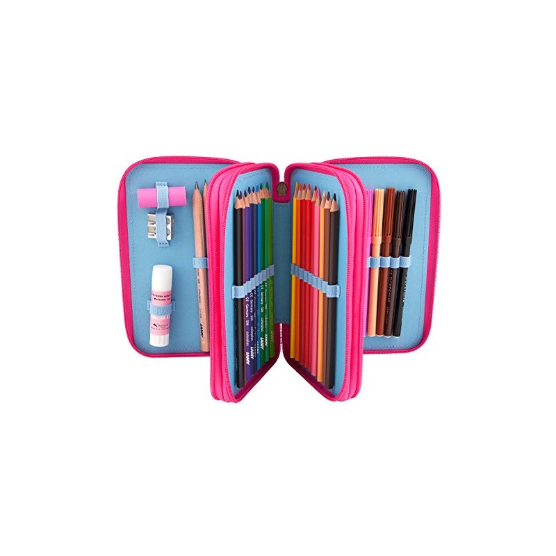 Horses Dreams 8726 – 3 Pocket Pencil Case Multi-Coloured