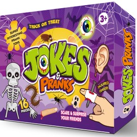 ChainnForces Prank Kit Pranks for Kids, Prank Stuff 17 Ultimate Practical Jokes, Prank Toys Pack Set Gifts for Kids Teens and Adults 6 Years up