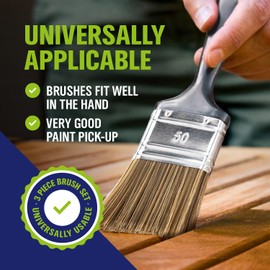 Color Expert Color Expert 82650315, Lasurpinselset 30/50/100 Mm Grau