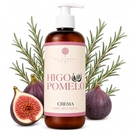 Mil Flores — Crema Hidratante Premium Manos y Cuerpo 500 ml HIGO POMELO | Ritual de Aromaterapia | Aceites Esenciales | Piel Suave y Luminosa