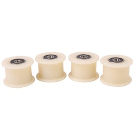 Pack of 4 x Nylon Belt Idler 45 mm diameter 25 mm Groove 8 mm bearing Precisely Machined in the EU (45-25-8)