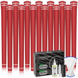 KINGRASP Golf Grips,13 Pack Rubber Grips,High Traction & Feedback,Complete Repair Kits