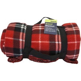 Car Soft Fleece Travel Blanket, Travel Rug Camping Quilt 180x120 cm