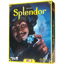 Splendor Bilingual English/French - A Board Game by Space Cowboys 2-4 Players - Board Games for Family 30-60 Minutes of Gameplay Games for Family Game Night For Kids and Adults Ages 10+