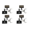 4 Pairs Sintered Pads Compatible with Shimano Road Disc Brakes