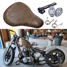 JMTBNO For Yamaha V-Star 250 650 950 1100 1300 Bobber Motorcycle Large Solo Seat Spring