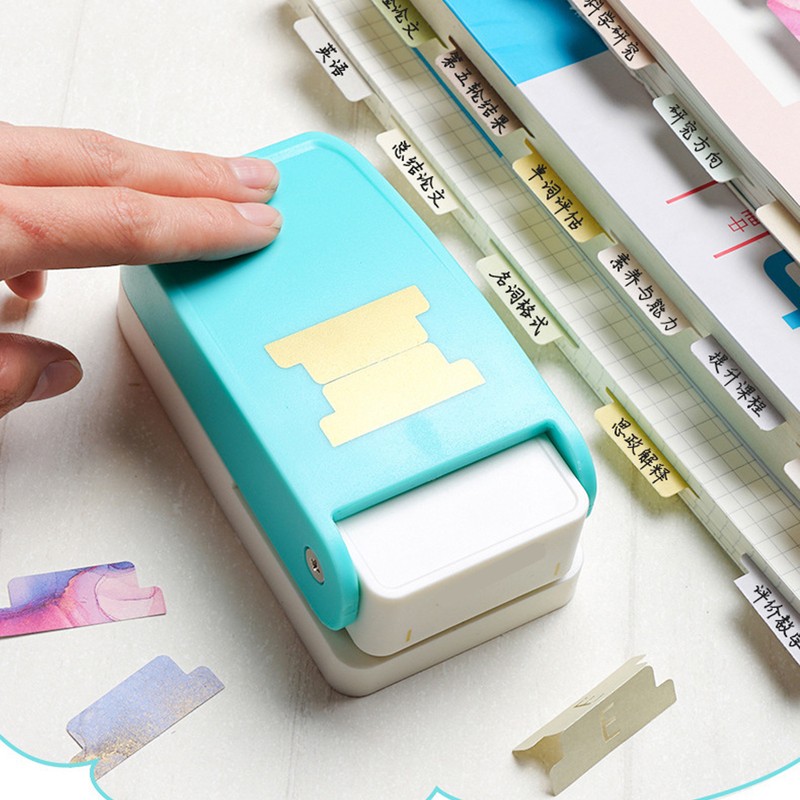 Index Label Embossing Tool Self Making DIY Bookmark Notepad Separator