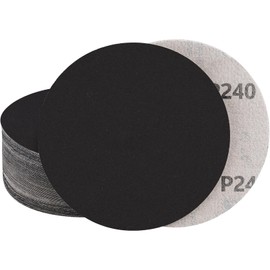 STEBRUAM 30pcs 6 Inch Sanding Discs 150mm No Hole Dry Wet Sandpaper Grit 240 for or Random Orbital Sander