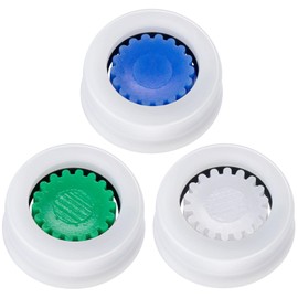 PAGOW 3 Pcs Shower Flow Restrictor, gpm 1.5 2.0 2.5 Shower Flow Reducer Limiter, Shower Head Water Saver Adapter Set for Handheld Shower, Bathroom, Toilet (0.56x0.54x0.21inch)