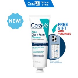 CeraVe Acne Clay To Foam Cleanser 4oz