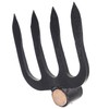 KADAX Potato Hoe 4 Prong Garden Hoe Forged Steel Manure