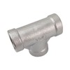 LOZOME 1-1/2" Stainless Steel Tee Female NPT Threaded T Shaped