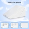 jakoola Bed Wedge Pillow for Headboard Sleeping, Adjustable 9 &
