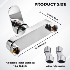 Shower Mixer Tap Single Lever Shower Mixer Tap Single Lever Shower Mixer Tap Bath Mixer Tap with Ceramic Valve Core Wall Mounted Chrome Brass Shower Fittings