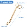 JIEYAO 10PCS Gold Stainless Steel Candle Wick Trimmers, 7 Inch