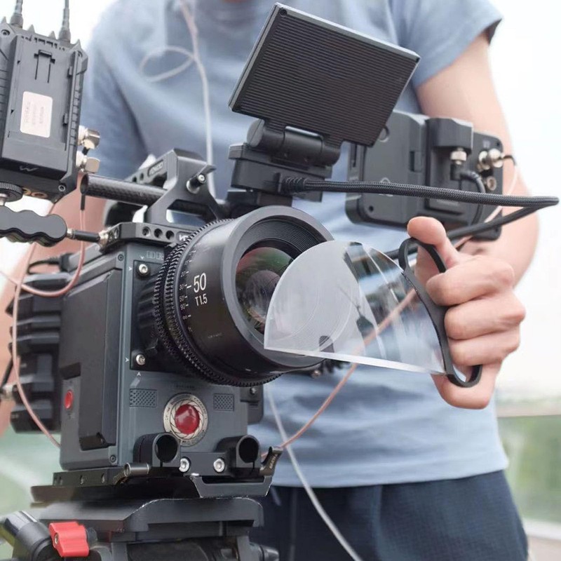 Handheld Split Diopter Filter, 79mm Foreground and 1 Blur Optical