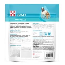 Purina® Goat Electrolyte for Goats of All Life Stages | 16 Ounce (16 OZ) Pouch