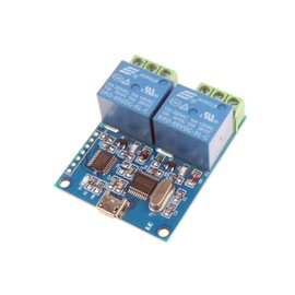 NOYITO 2-Channel Micro USB Relay Module USB Smart Control Switch USB Intelligent Control Switch (2-Channel Micro USB)