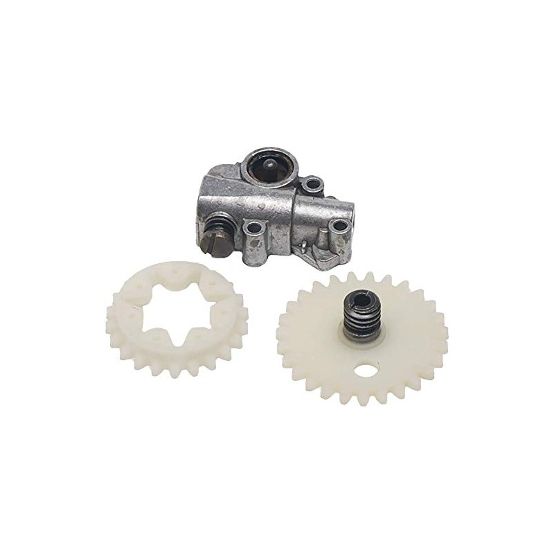 Carkio Oil Pump Worm Gear Wheel Combination Set Compatible with