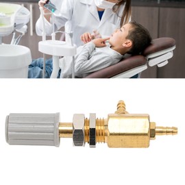 Válvula de Agua Dental, Válvula de Presión de Agua Dental Totalmente Universal Profesional Precisa para Unidad de Turbina de Silla Dental para Hospital (3 mm)