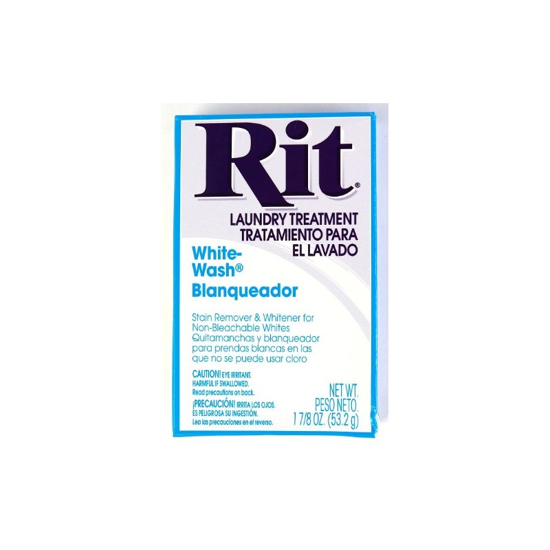 Rit Dye Laundry Treatment White-wash Stain Remover and Whitener Powder,