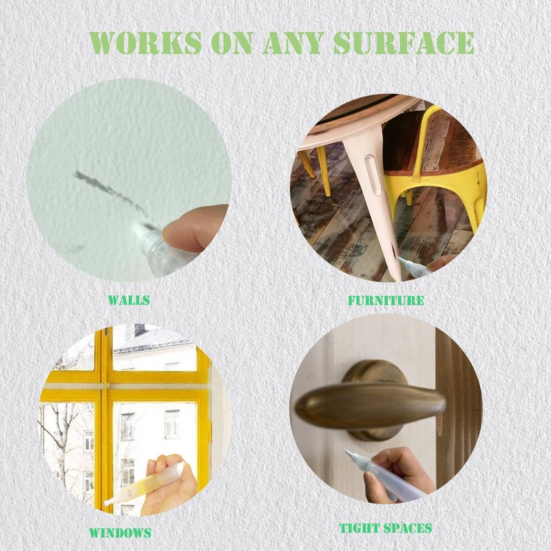 URGINO 3 Pack 6ml Refillable Touch Up Paint Pens, Empty